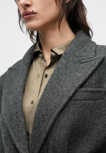 Шерстяное пальто