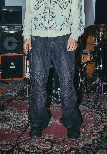 Прямые джинсы