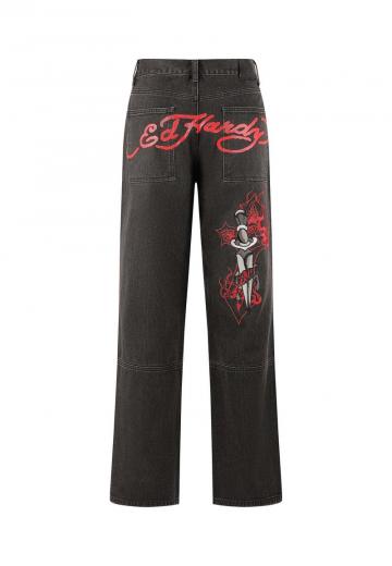 Прямые джинсы