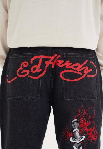 Прямые джинсы