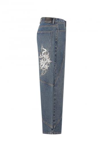 Прямые джинсы