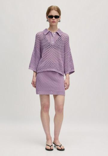 Пуловер с рукавом три четверти