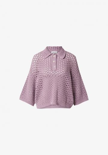 Пуловер с рукавом три четверти