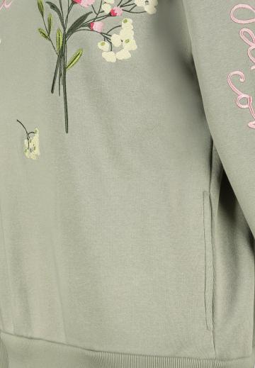 Пуловер с капюшоном