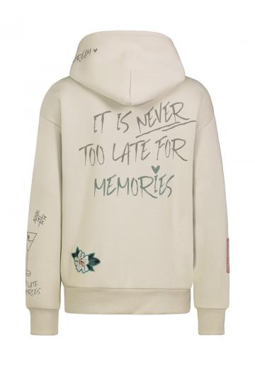 Пуловер с капюшоном