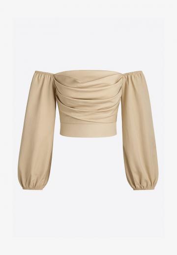 Атласная блузка