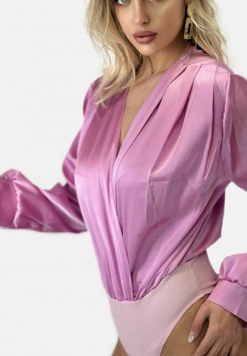 Атласная блузка