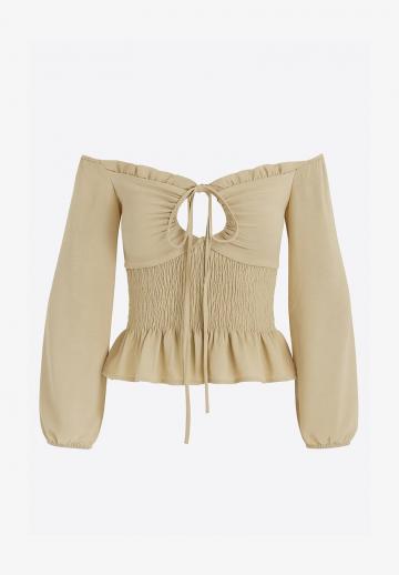 Атласная блузка