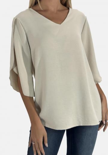 Майка с рукавом три четверти