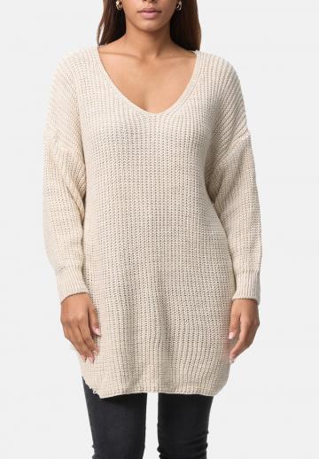 Длинный пуловер