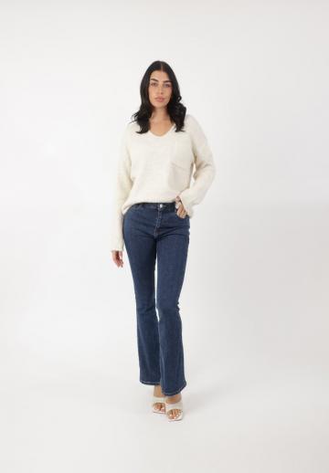 Длинный пуловер