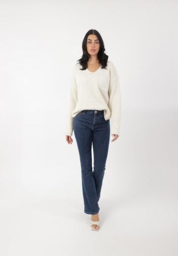 Длинный пуловер