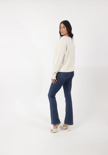 Длинный пуловер