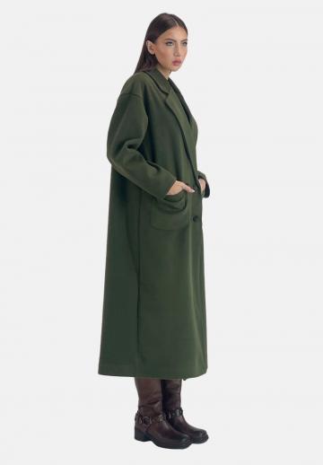 Шерстяное пальто