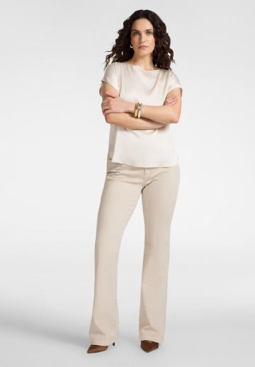 Атласная блузка