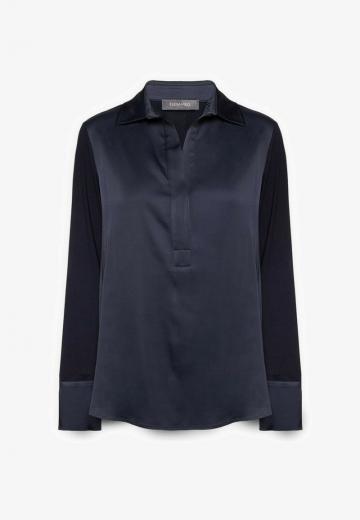 Атласная блузка