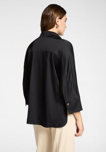 Атласная блузка