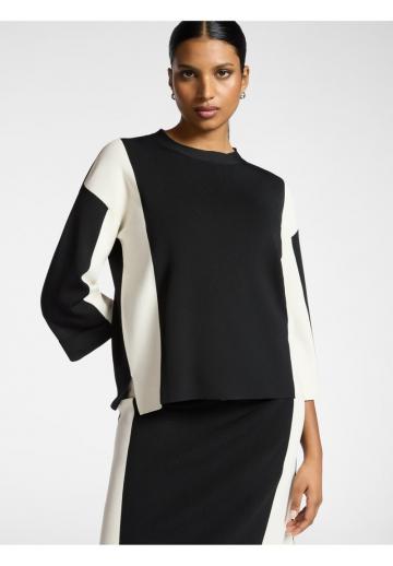 Пуловер с рукавом три четверти