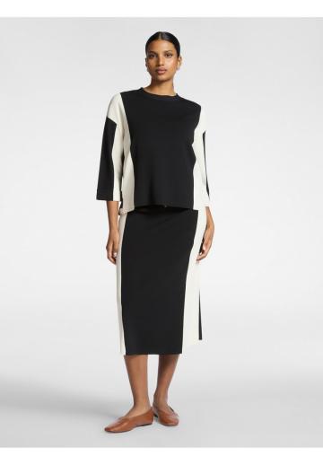 Пуловер с рукавом три четверти