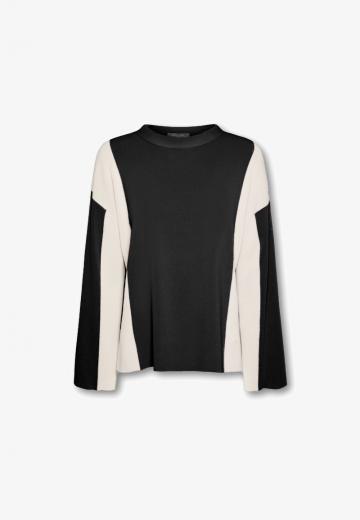 Пуловер с рукавом три четверти