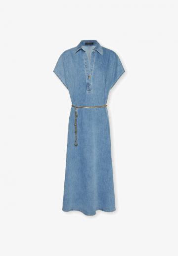 Джинсовое платье