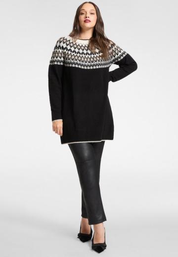 Длинный пуловер