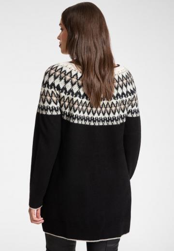 Длинный пуловер