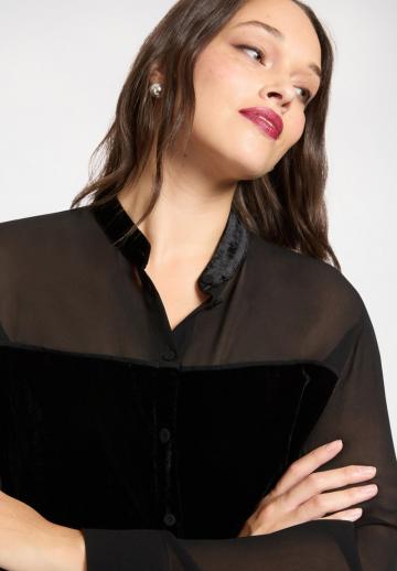 Длинная блузка