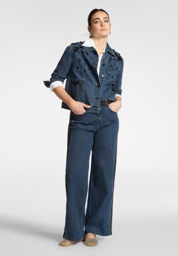 Джинсовая жилетка