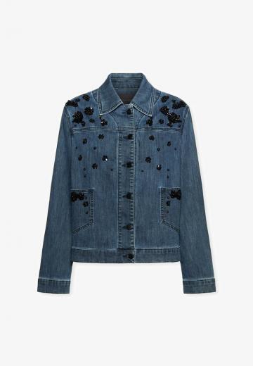 Джинсовая жилетка