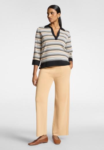 Пуловер с рукавом три четверти