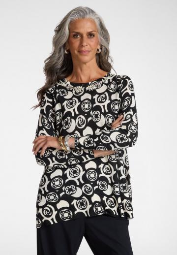 Длинный пуловер