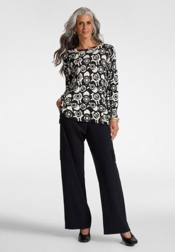 Длинный пуловер