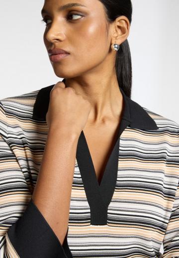 Пуловер с рукавом три четверти