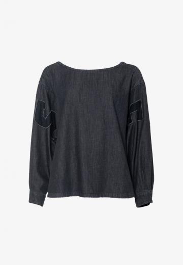 Джинсовая блузка