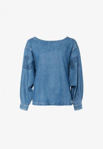 Джинсовая блузка