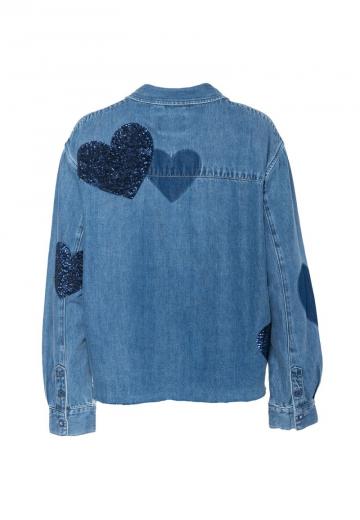 Джинсовая блузка