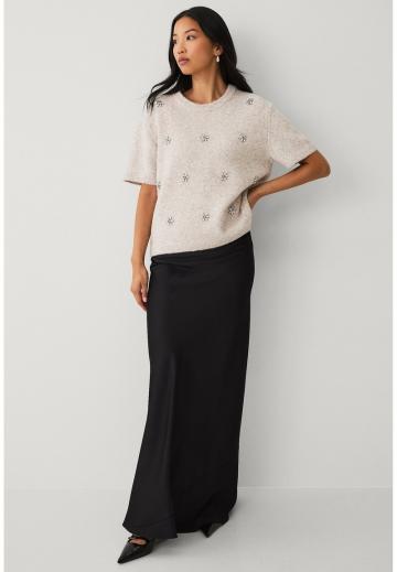 Пуловер с коротким рукавом