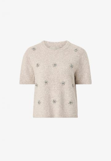 Пуловер с коротким рукавом