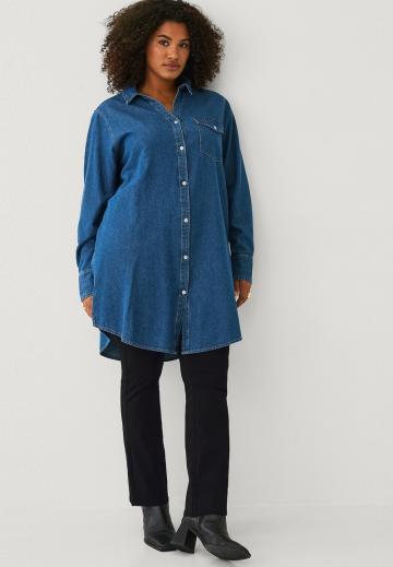 Джинсовая блузка