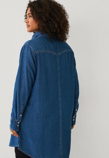 Джинсовая блузка