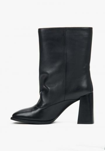 Полусапожки на высоком каблуке