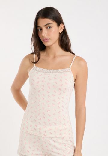 Топ на бретельках