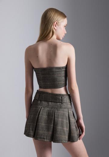 Юбка с накладными карманами