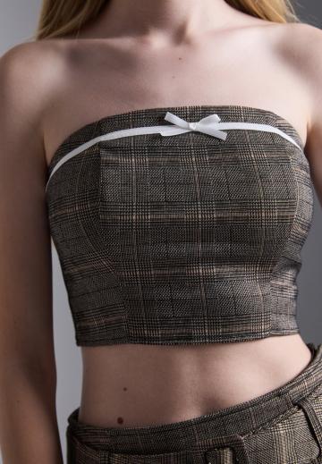 Юбка с накладными карманами