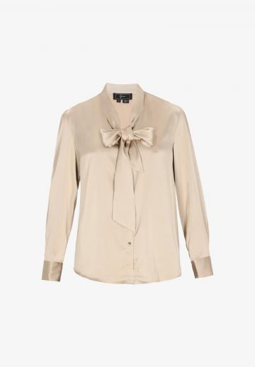 Атласная блузка