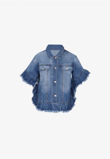 Джинсовая жилетка