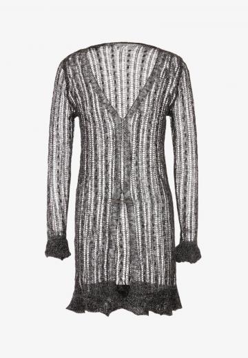 Длинный жилет