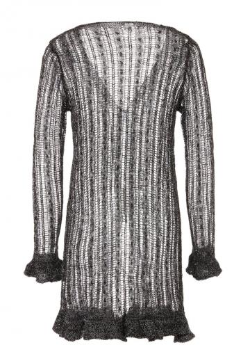 Длинный жилет