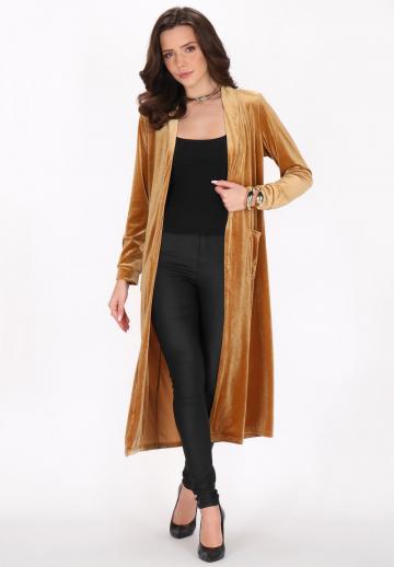 Длинный жилет